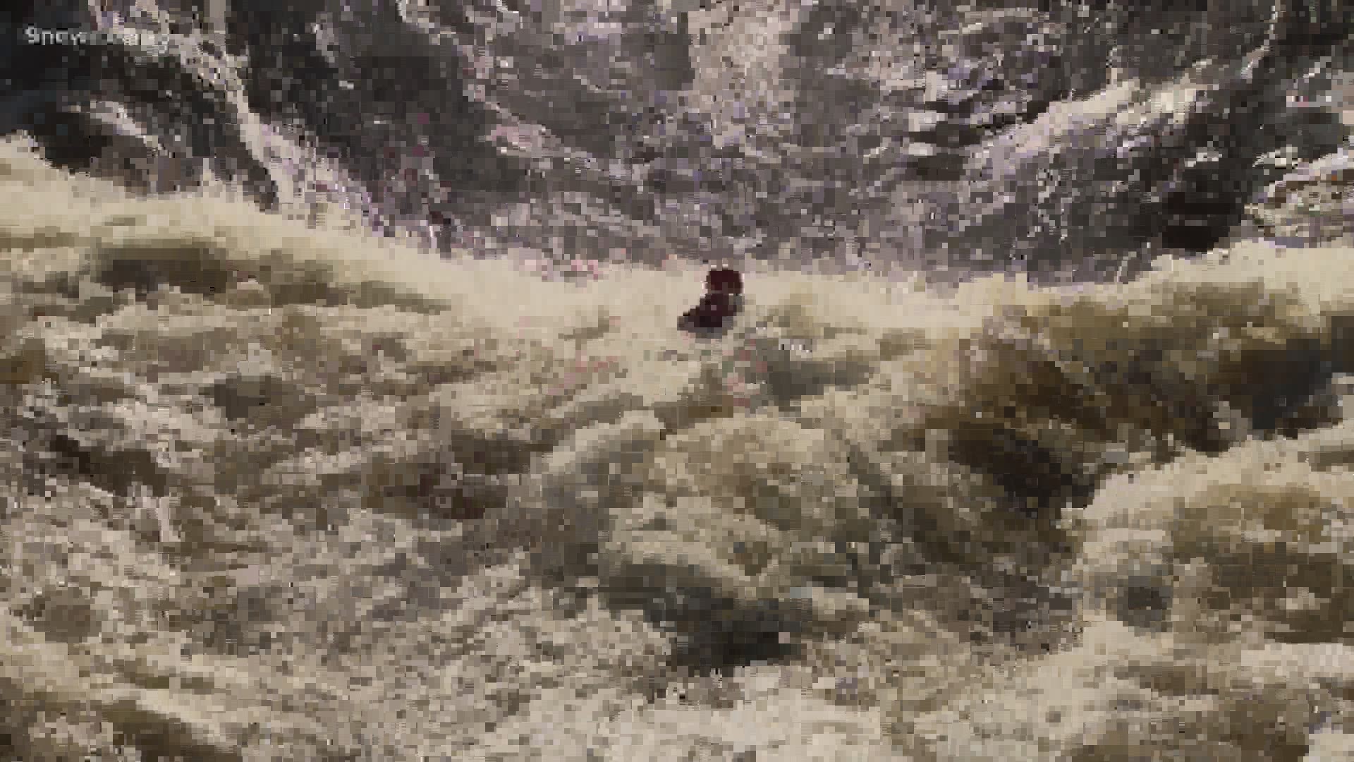 The whitewater park in Fort Collins is at its highest level of the year.