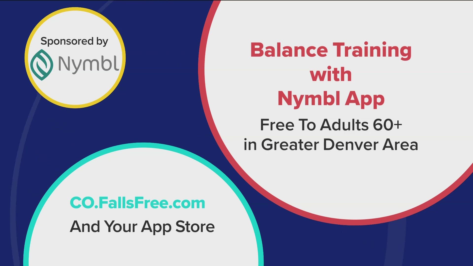 Use your smart phone or tablet to download the Nymbl Balance Training App. Enrollment takes less than 2 minutes. Visit CO.FallsFree.com. **PAID CONTENT**