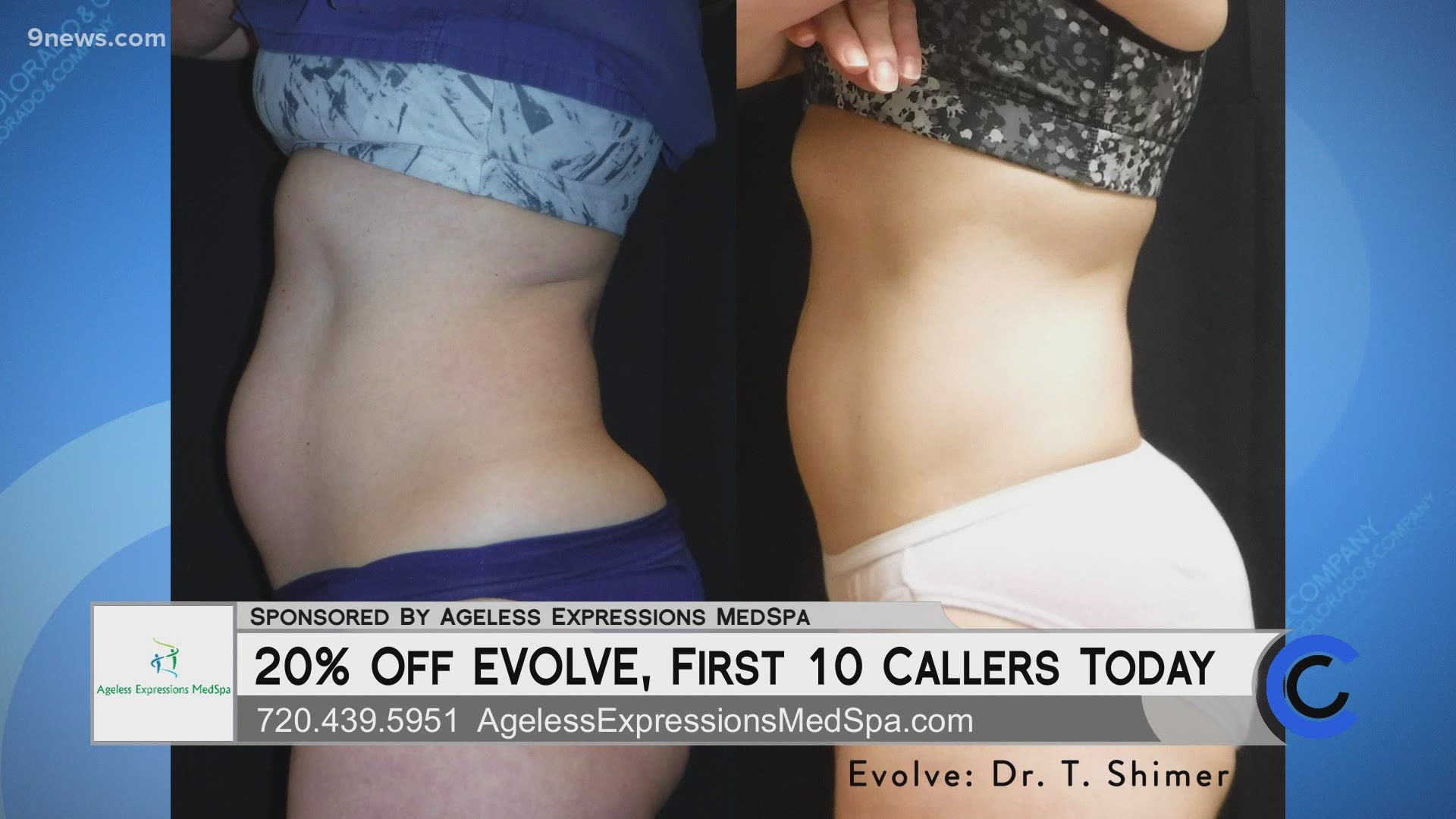 TRIM, TIGHTEN AND TONE WITHOUT ANY DOWNTIME OR DISCOMFORT. AGELESS EXPRESSIONS MEDSPA CAN HELP GET YOU BACK TO YOUR PRE-COVID BODY, 
 AGELESSEXPRESSIONSMEDSPA.COM