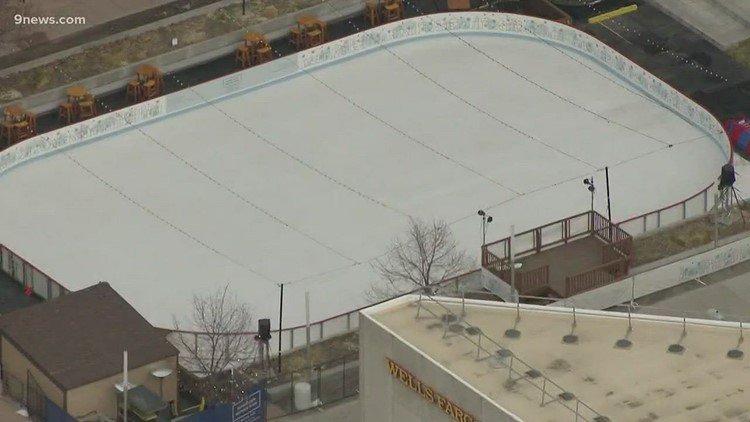 Ice rink opens in downtown Denver