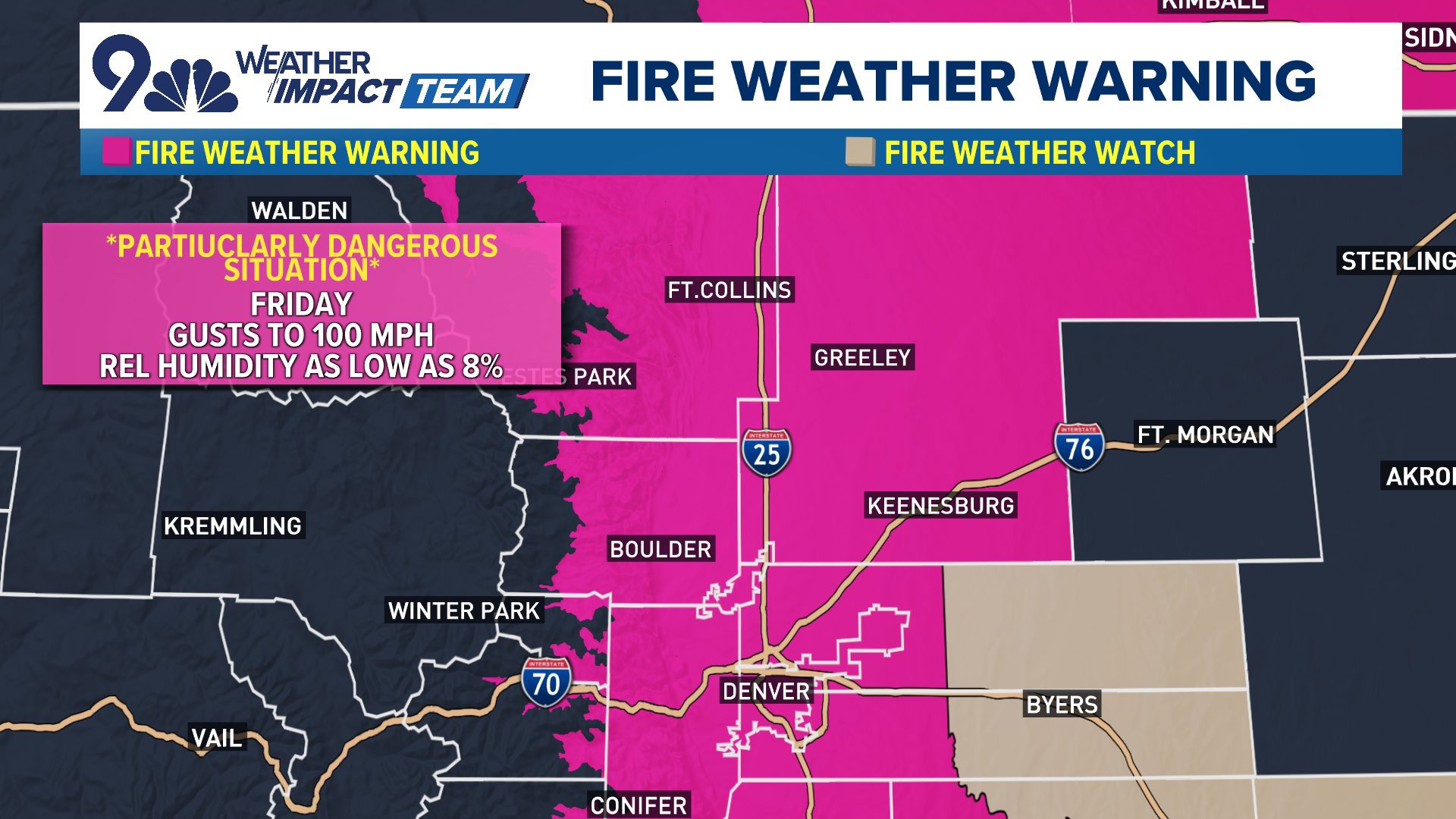 Weather Impact Alert: More strong winds, high fire danger expected ...