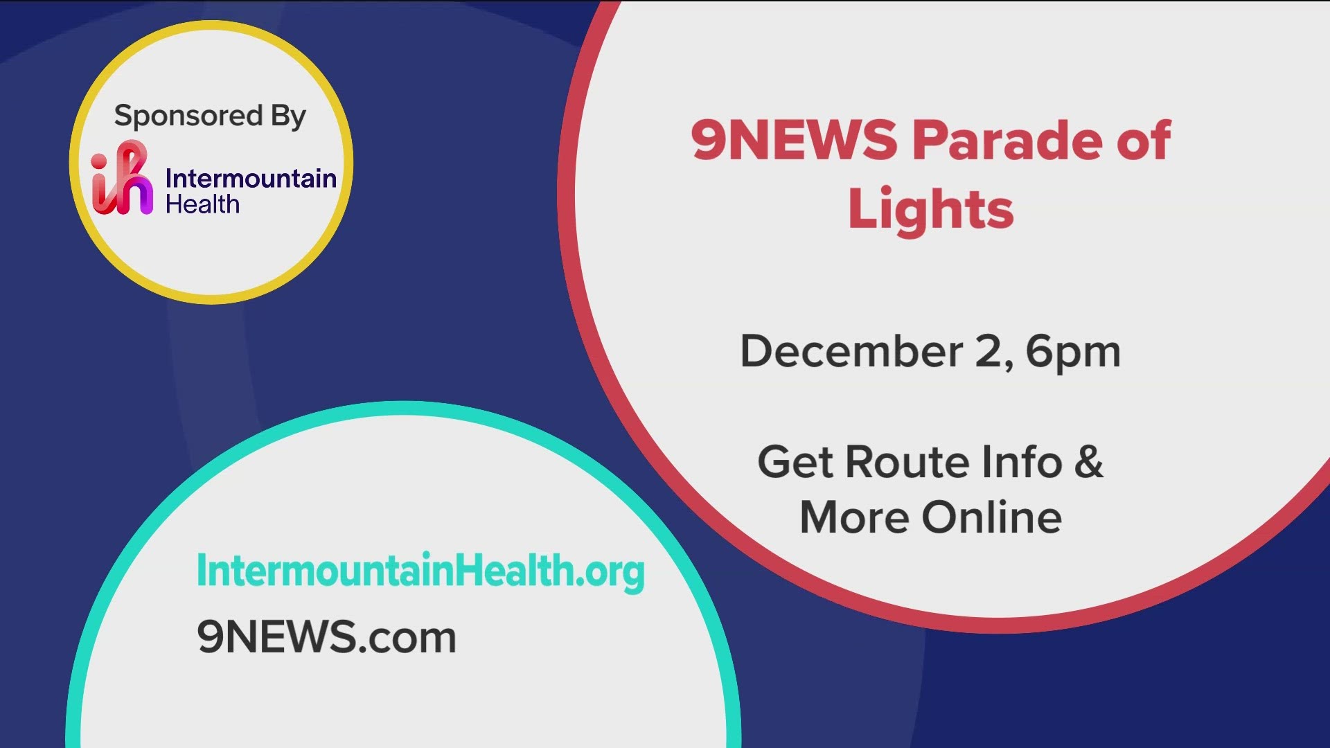 9News Parade of Lights Sponsor Intermountain Health