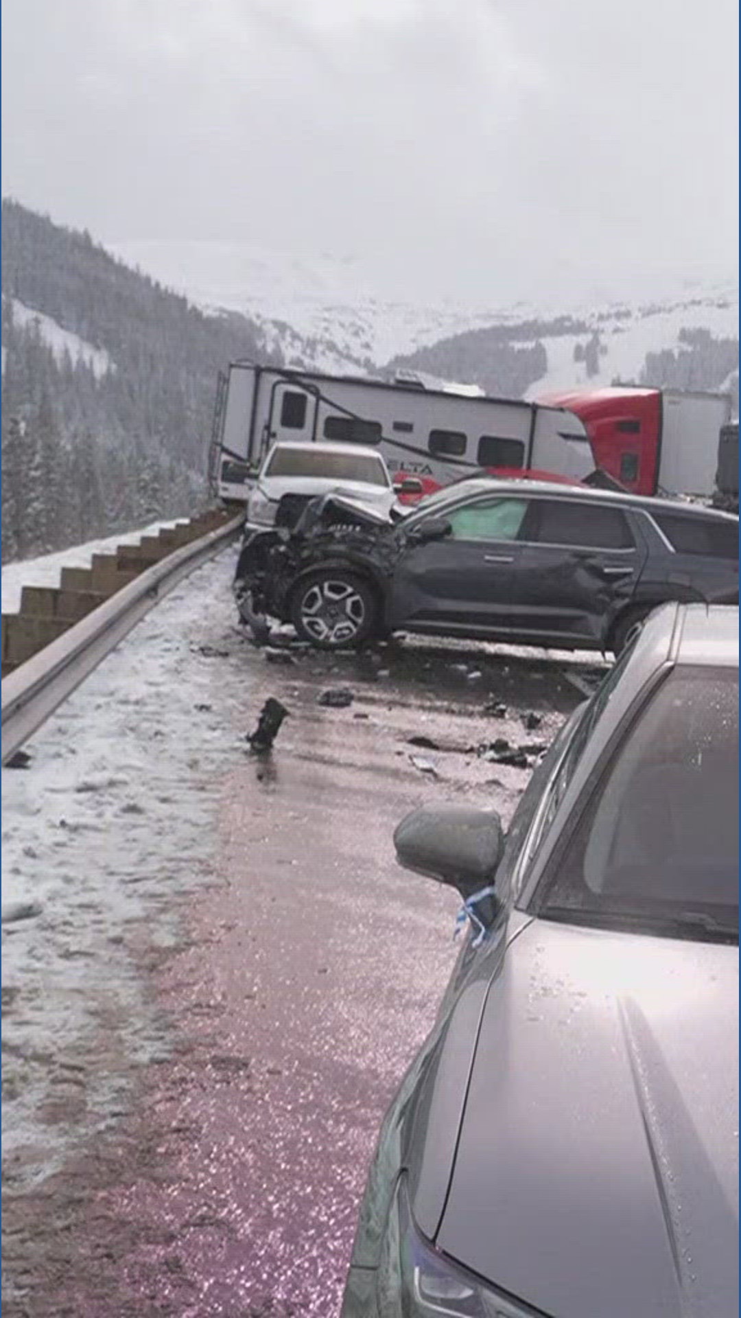 I-70 closed at Eisenhower Tunnel due to large crash involving 75 ...