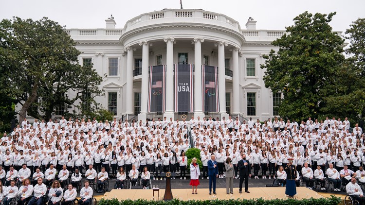 Colorado Olympic athletes visit the White House and have a great time