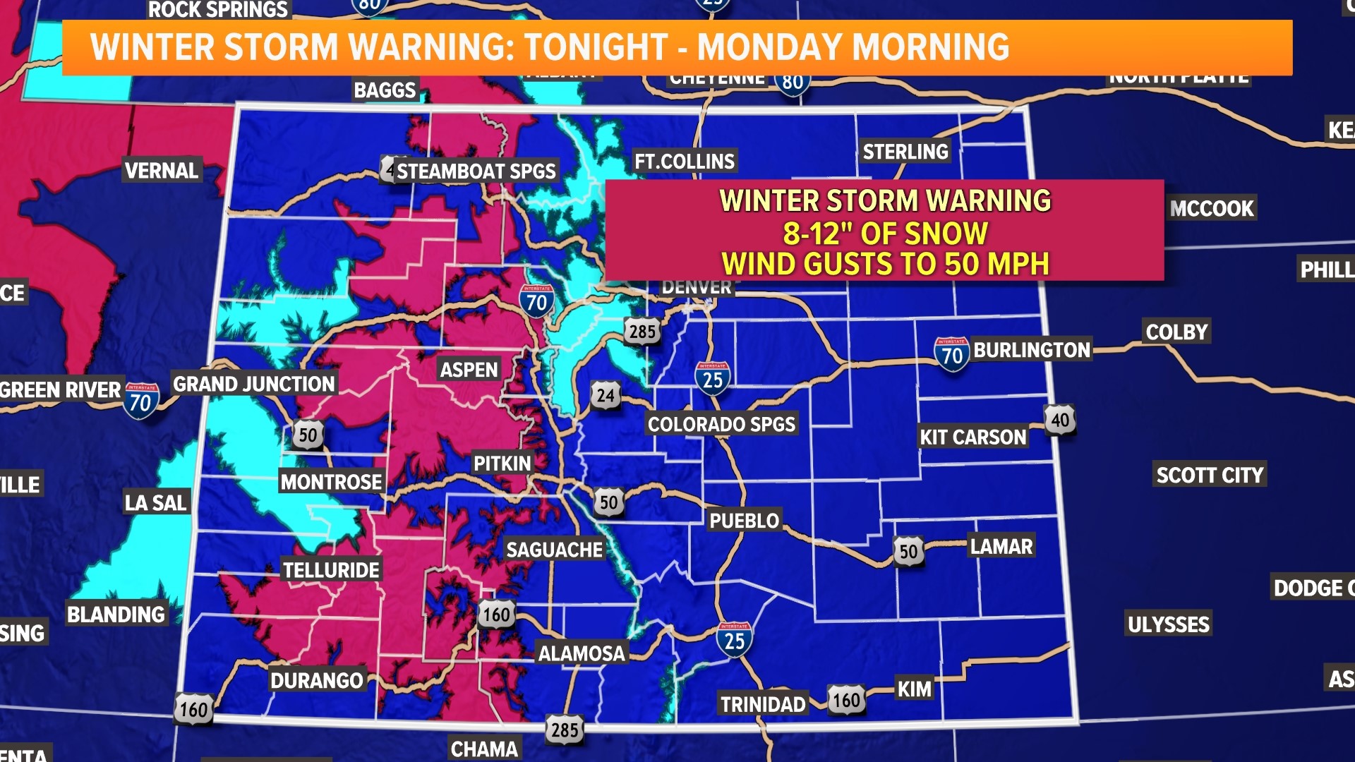 Colorado braces for first fall snow event as cold front arrives | 9news.com