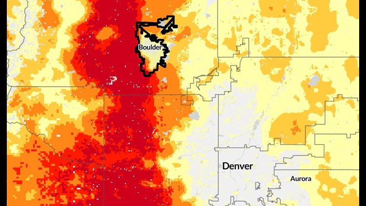 Interactive map shows wildfire risk to Colorado communities  9news.com