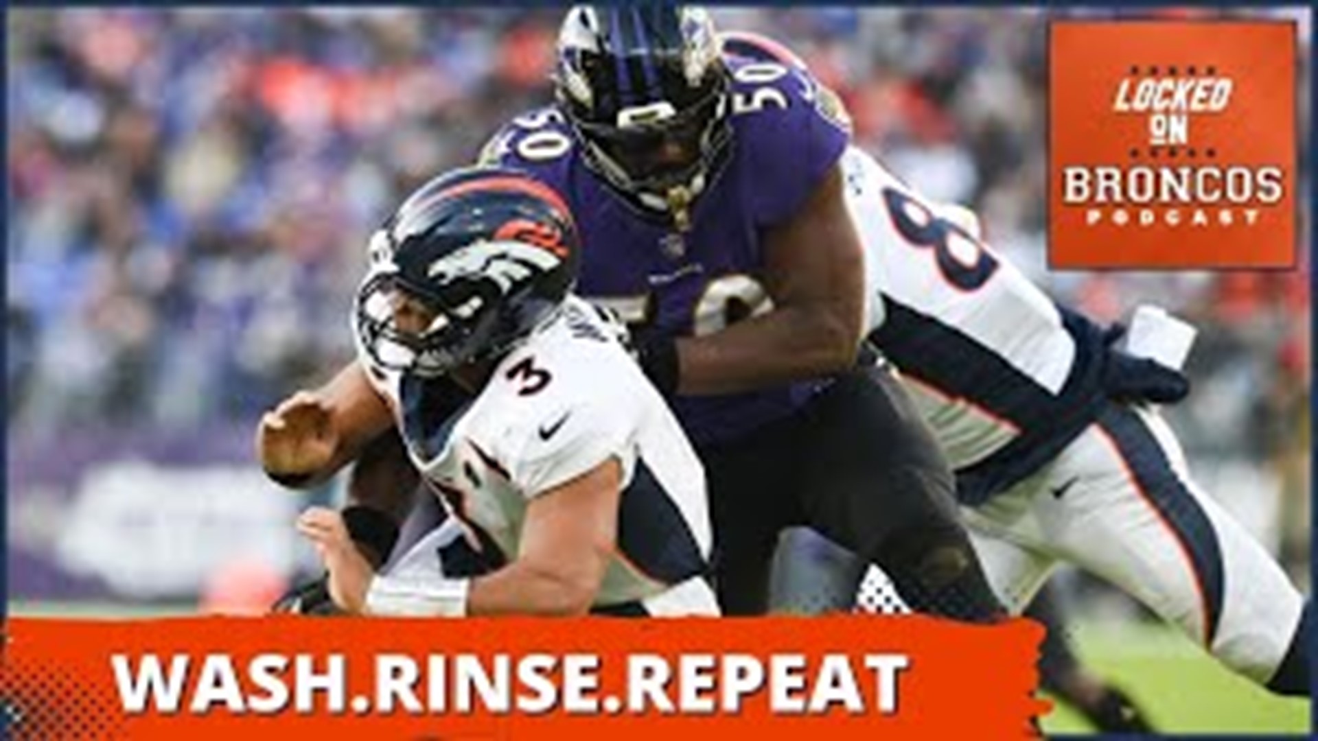 The Denver Broncos collapsed late in a loss to the Baltimore Ravens who were without Lamar Jackson on Sunday.