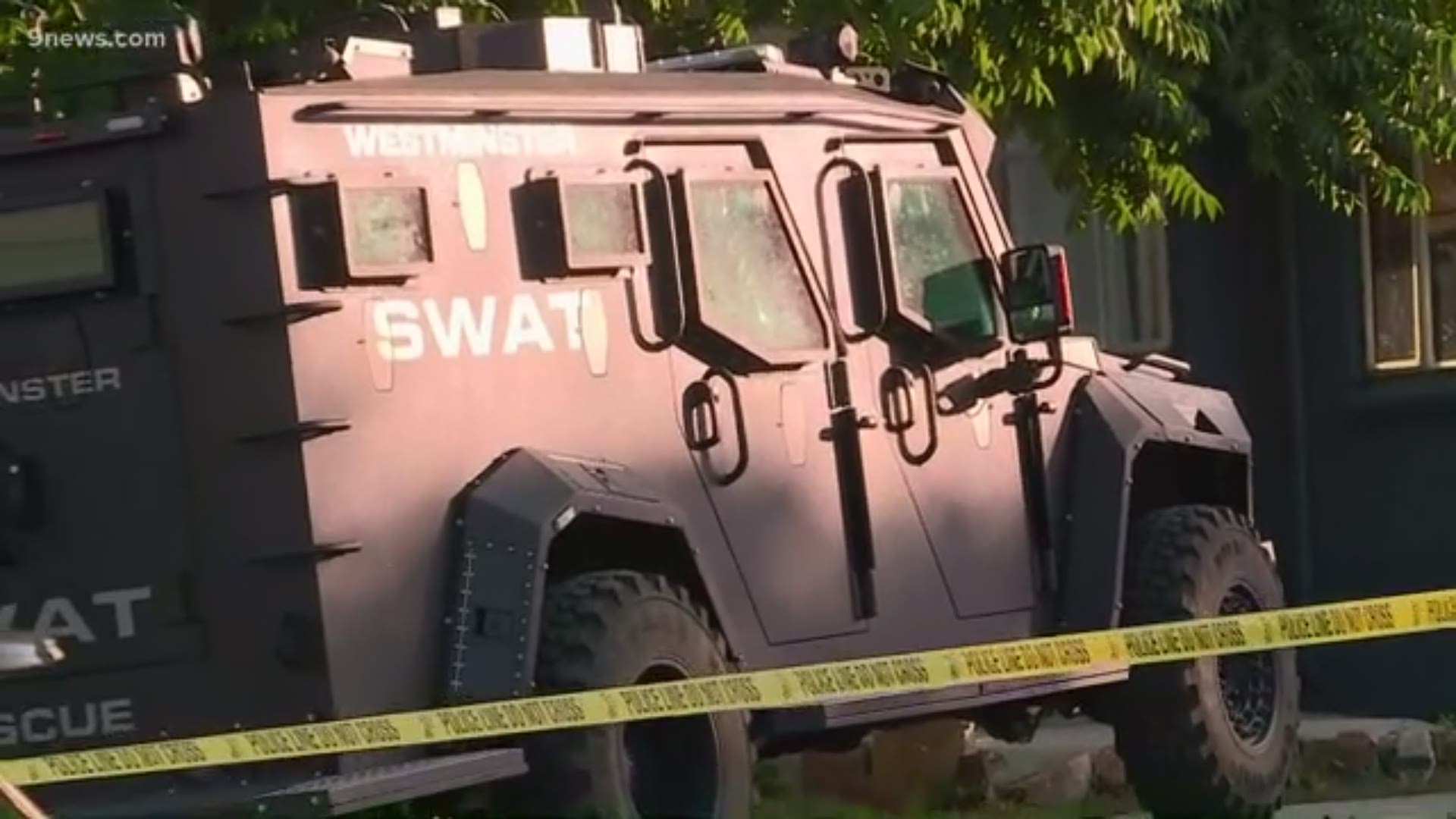 SWAT officers were serving a search warrant in Westminster when they came across a man with a gun.
