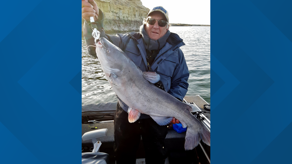 Man catches certified state record catfish at Lake Pueblo