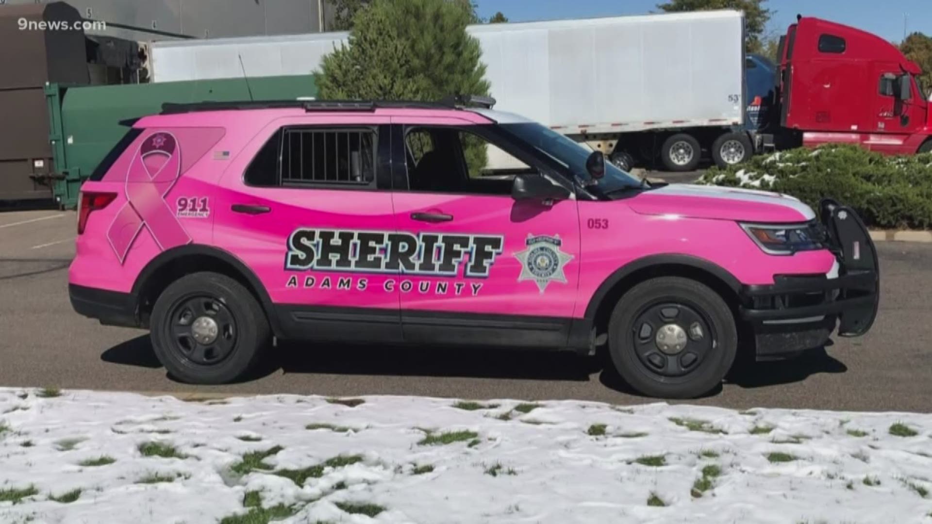 The Adams County Sheriff's Office said it wanted a way to honor breast cancer survivors.