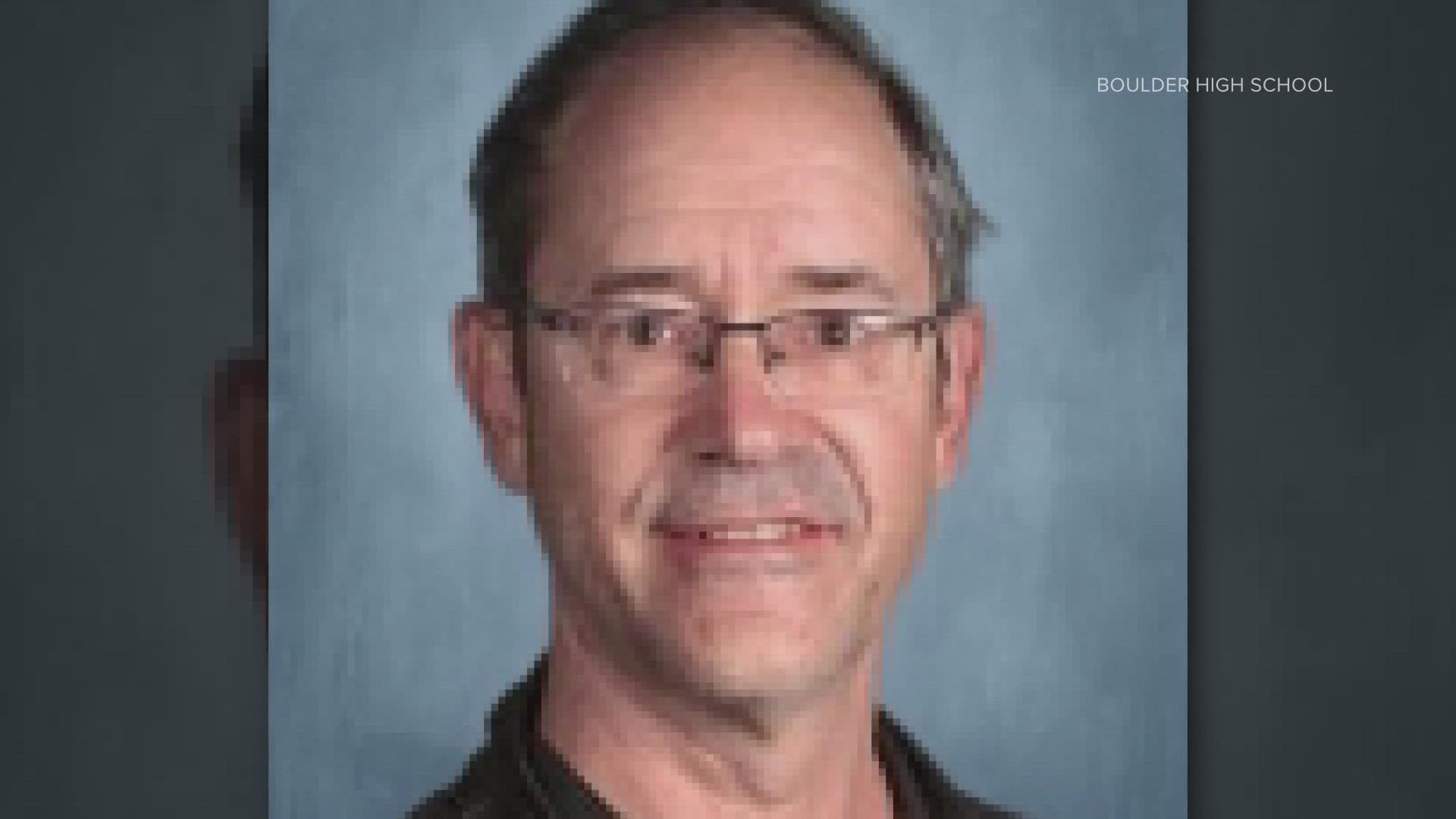 A Boulder High School teacher was one of two people killed in a small plane crash in Nebraska last week, the Boulder Valley School District said.