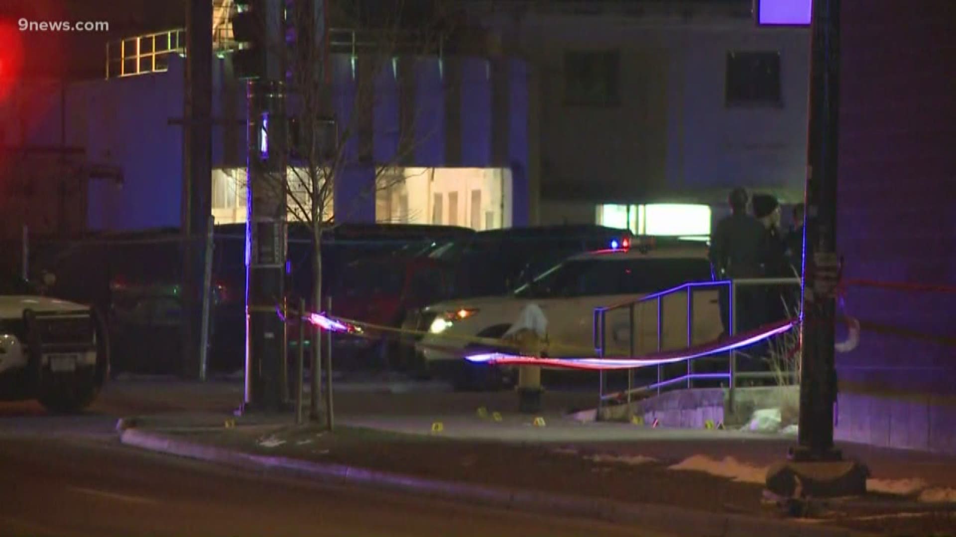 One person was shot near Brighton and 38th in Denver's River North neighborhood.