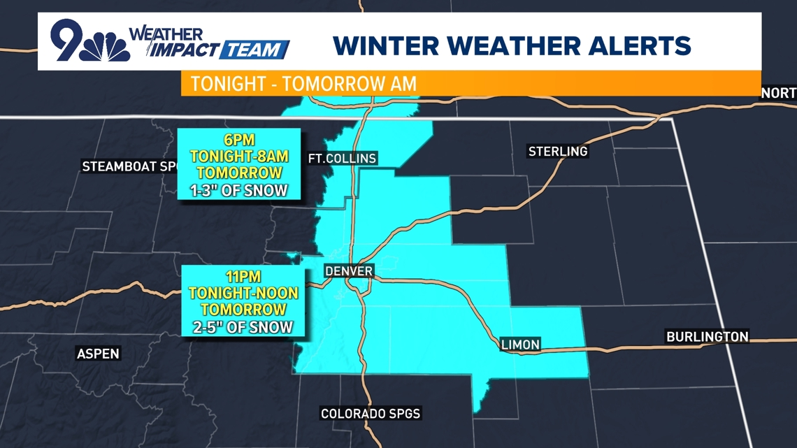 Denver Braces For Snowy Commute As Weather Impact Day Declared 