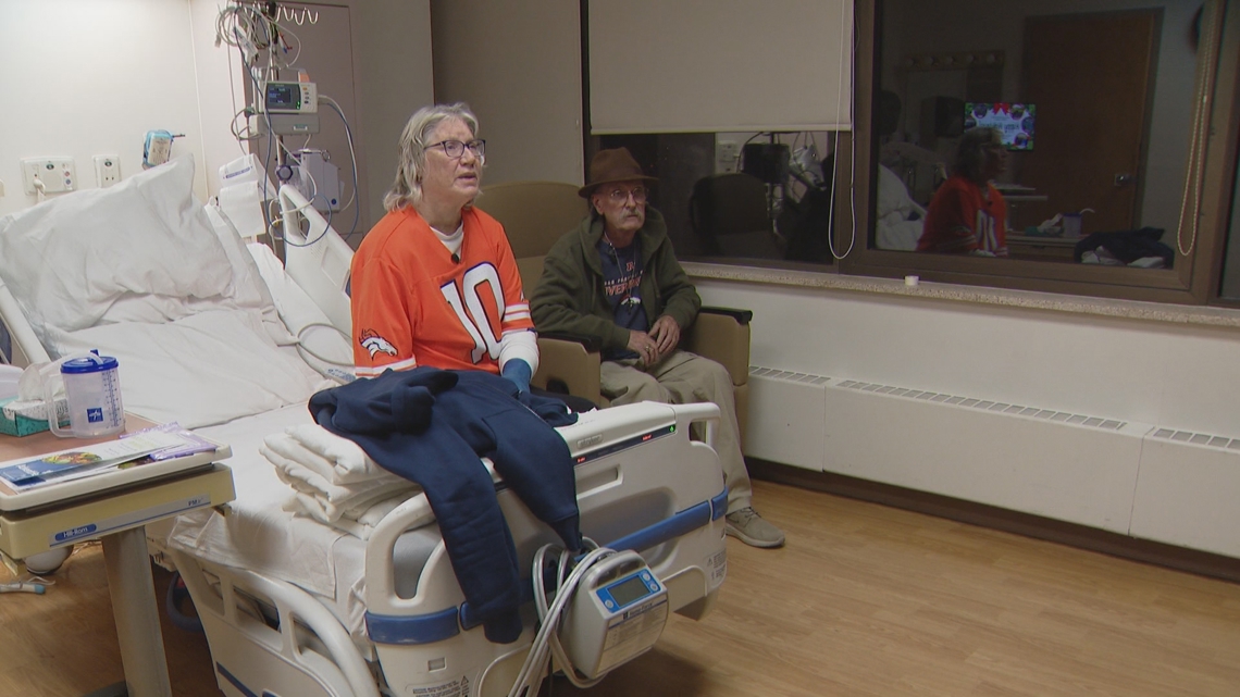'They're my team' | Longtime Broncos fan cheers on her team from her hospital room