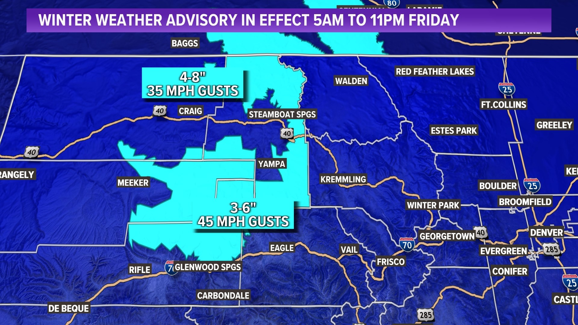 Cloudy, cold weather headed to Colorado next week with snow | 9news.com