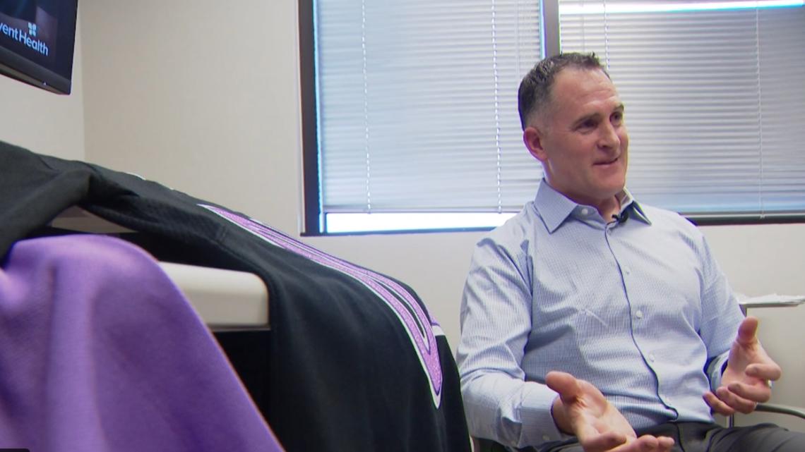 Avalanche fan brings passion for the team to his oncology patients
