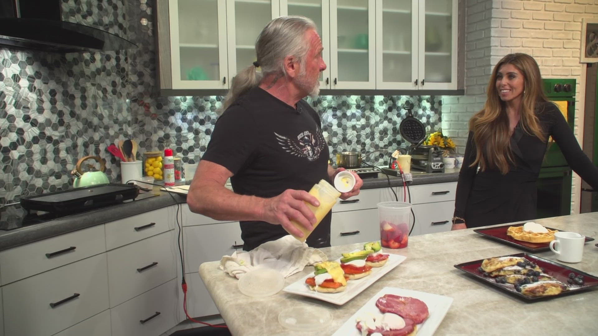 Local chef Jim Pittenger with Biker Jim's Gourmet Dogs shares some Mother's Day breakfast ideas.