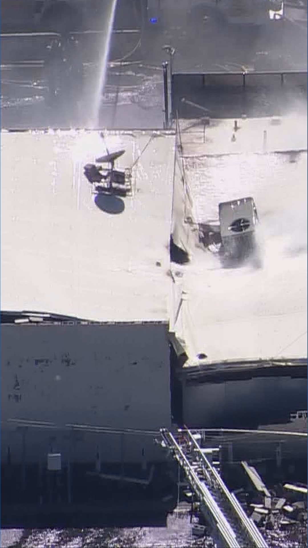 Aerial view shows aftermath of explosion at Denver gas station | 9news.com