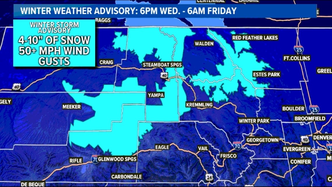 Colorado weather First big mountain snow of the season this week