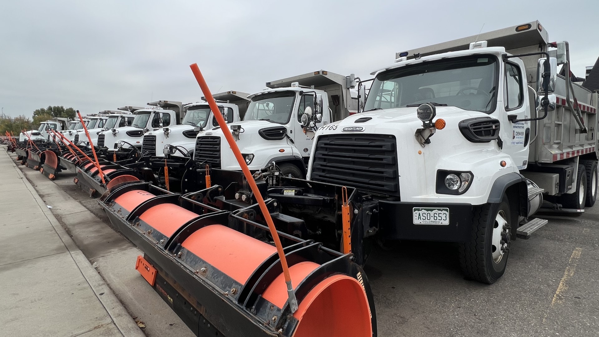 Denver's first snow storm is near— and the City is prepared, snow plows and all.