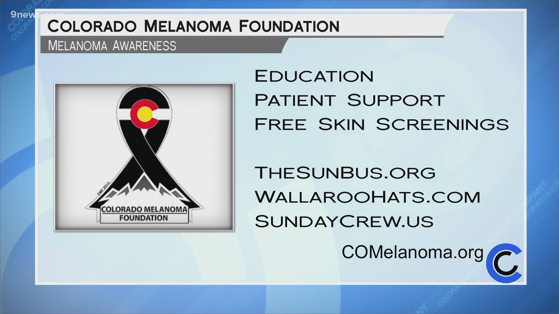 Learn sun safety tips and resources at COMelanoma.org and find out how you can reduce your risk of skin cancer.