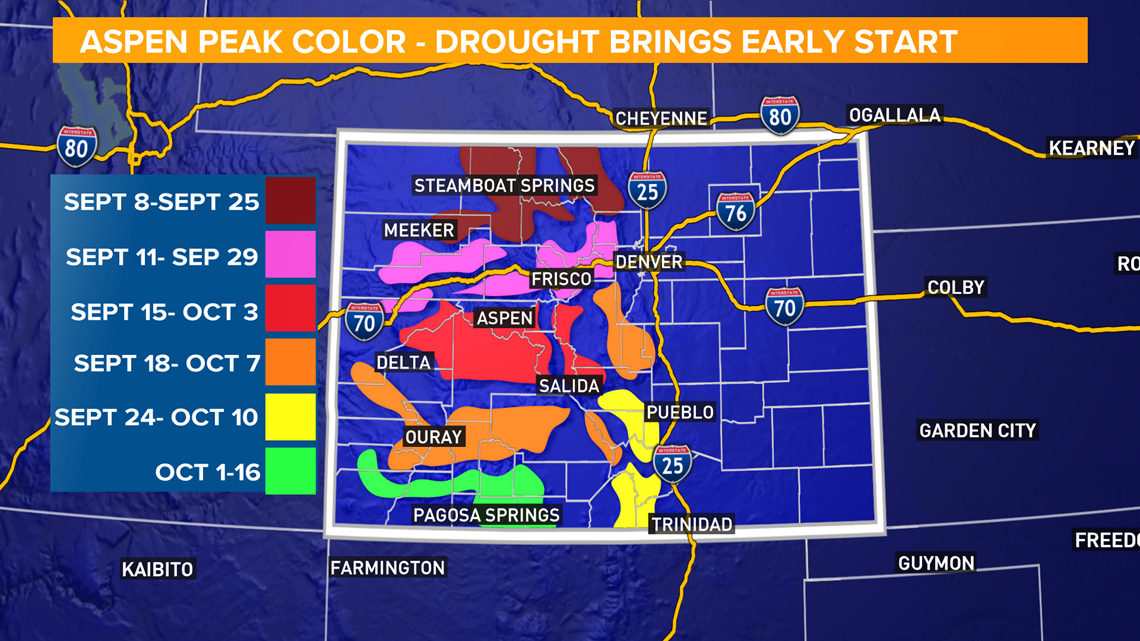 Colorado fall colors: When and where leaves will peak in 2020 | 9news.com