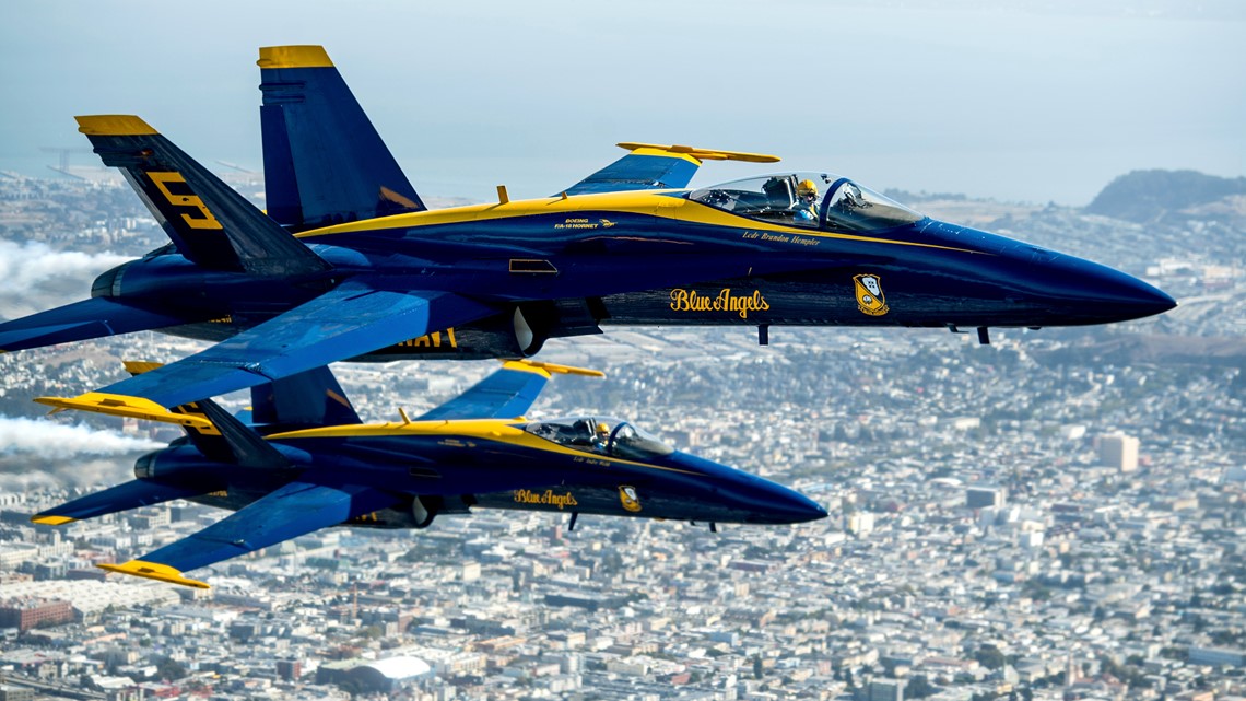 US Navy's Blue Angels to fly in Colorado in October 2021