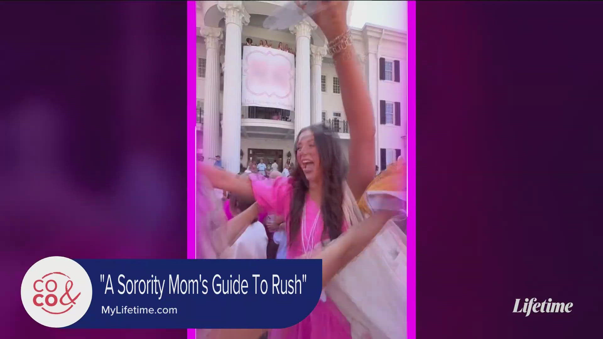 Find the Sorority Moms Guide to Rush now on Lifetime Television and MyLifetime.com. 