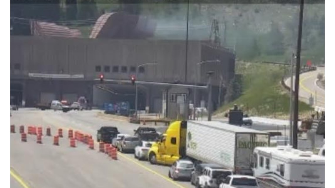 Car fire shuts down the Eisenhower tunnel