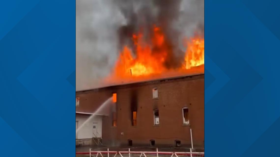 Commercial building fire in Greeley | 9news.com