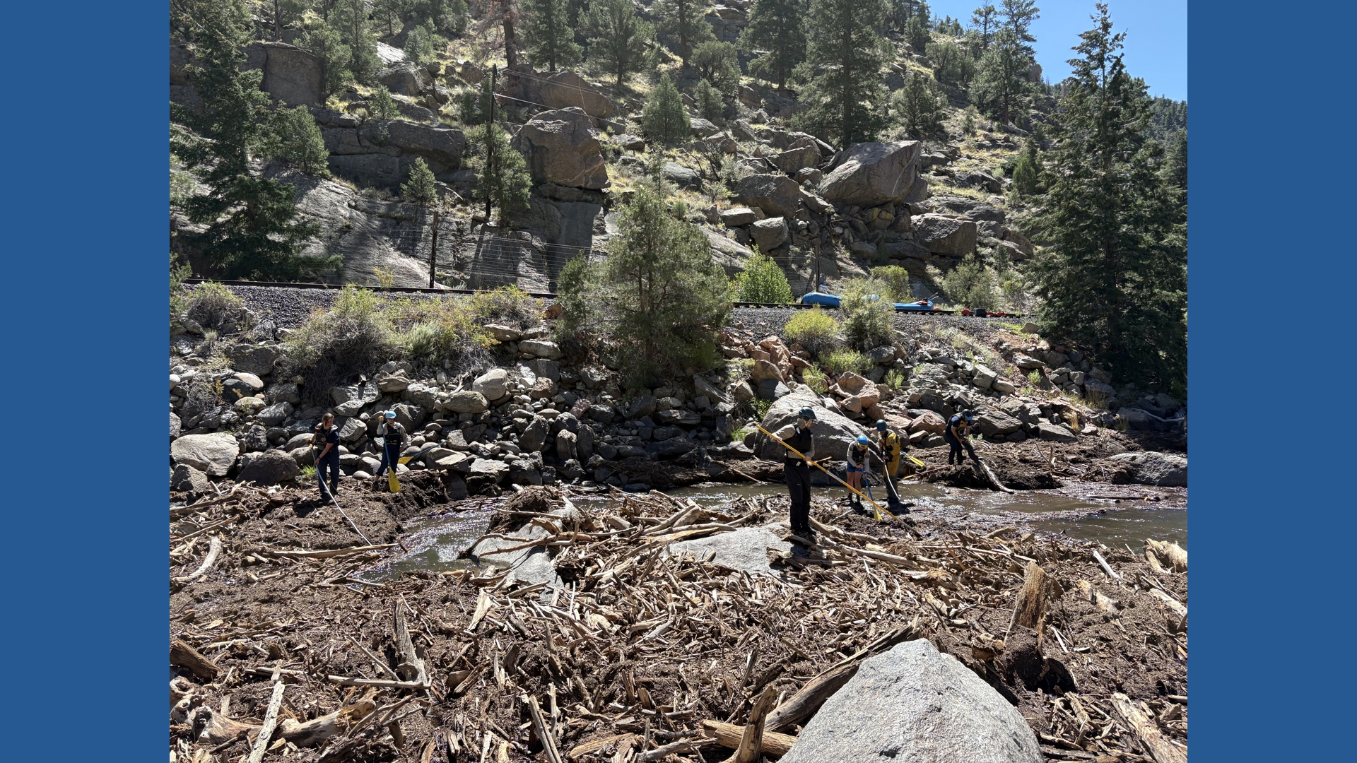 100-yard logjam cleared from river in Colorado | 9news.com