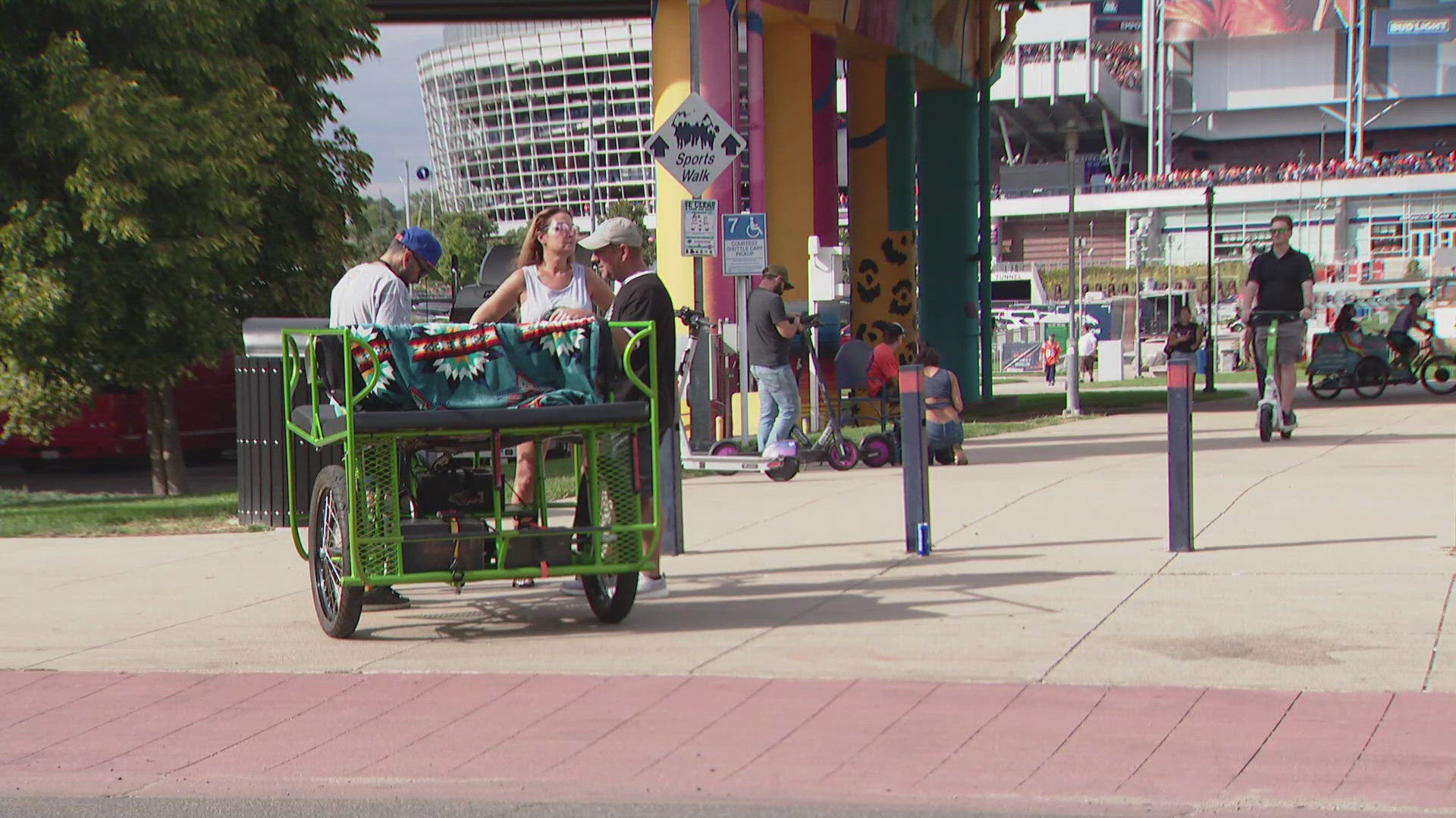 Eric Escudero, a spokesperson with the city of Denver, encourages this type of transportation, but wants customers to be wary of using unlicensed pedal cabs.