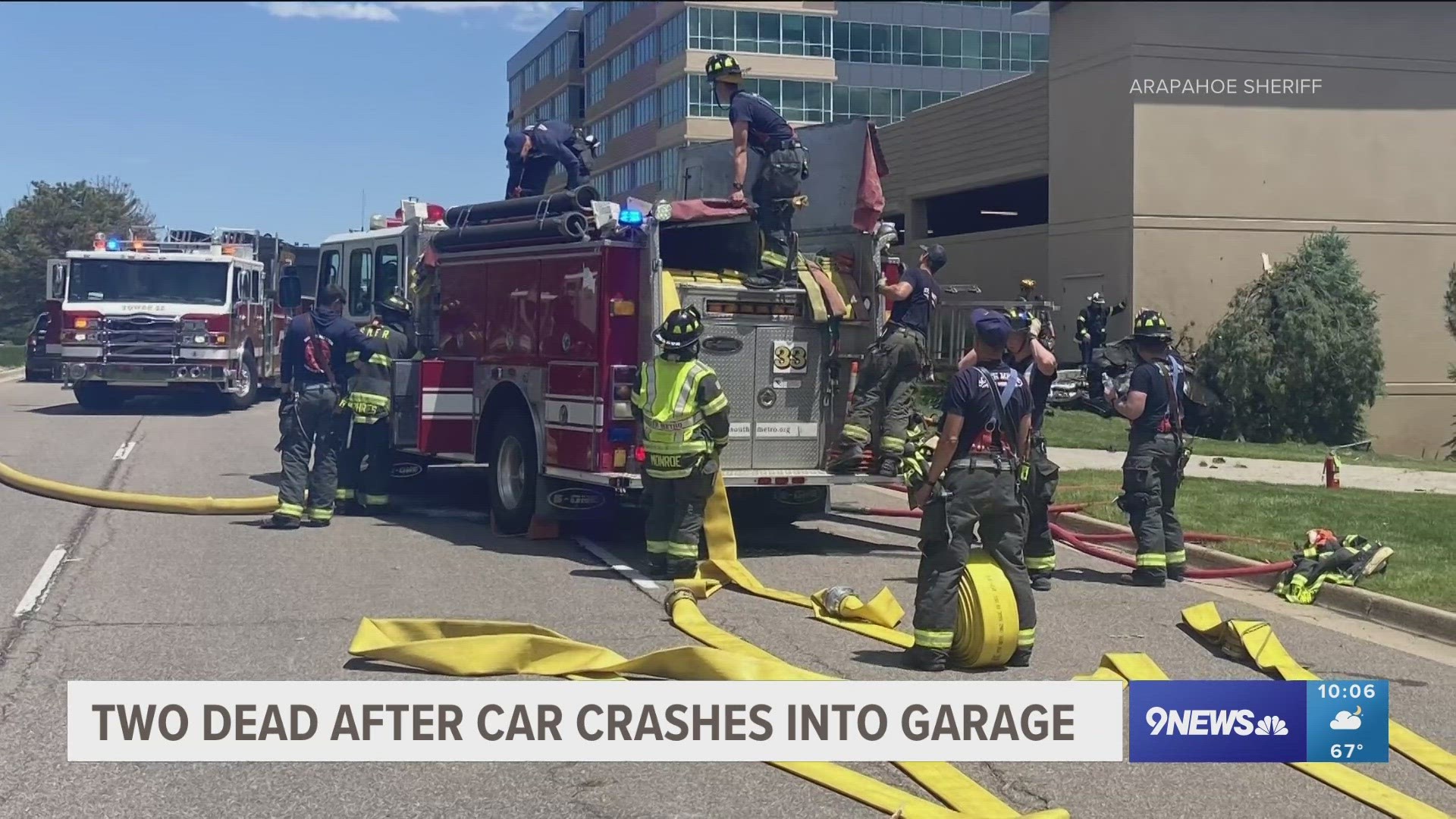 The sheriff's office said witnesses told them two drivers were racing each other on eastbound Dry Creek before the crash.