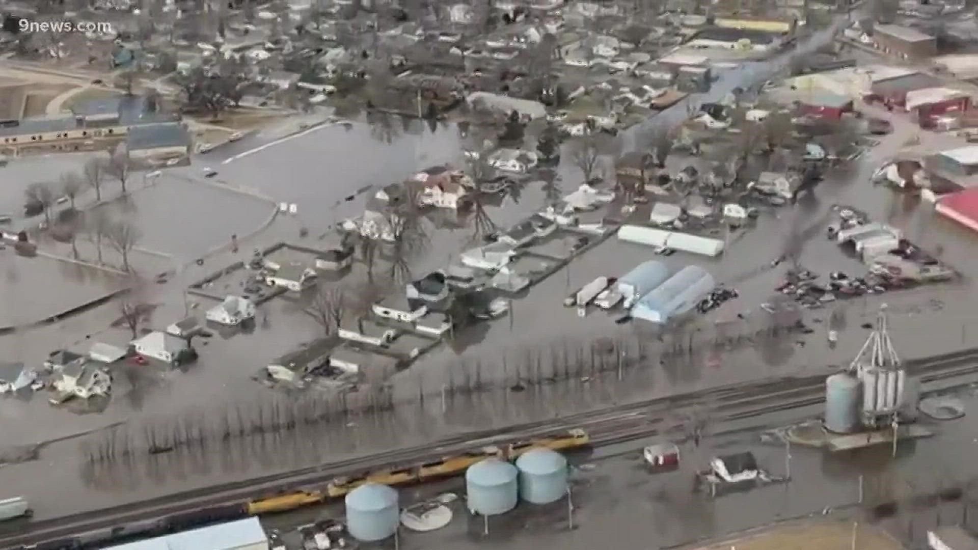 The Nebraska floods and Colorado's snowpack lead 9NEWS at 9 p.m. on 03/17/19.