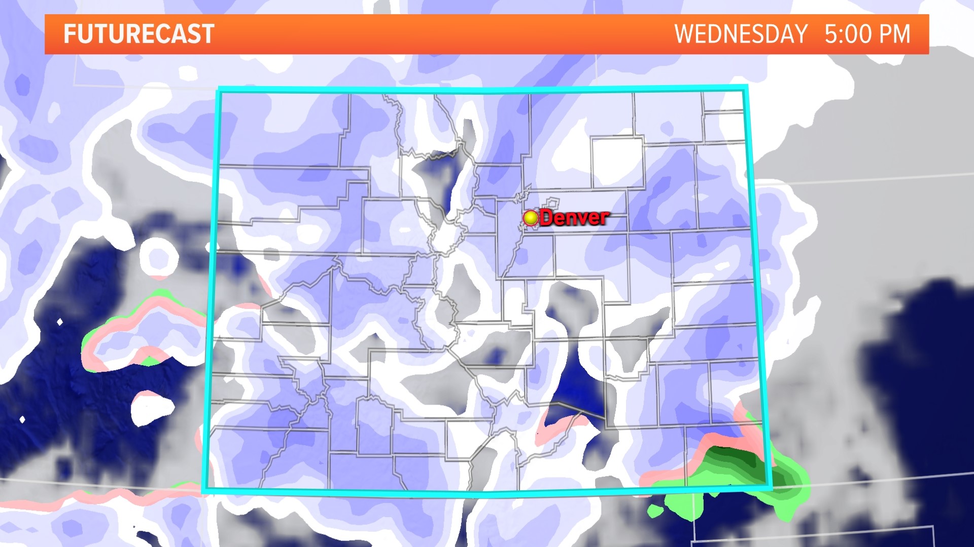 How much snow to expect as arctic winter cold front hits Colorado ...