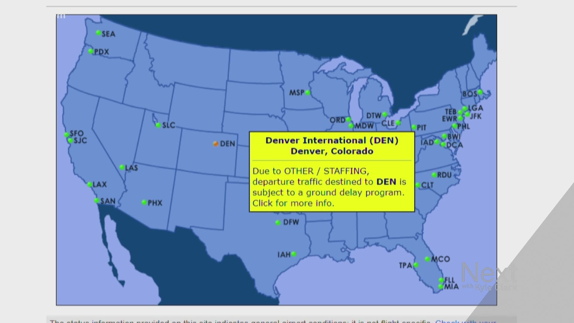 Multiple air traffic control operations across the country are reporting impacts due to COVID-19.