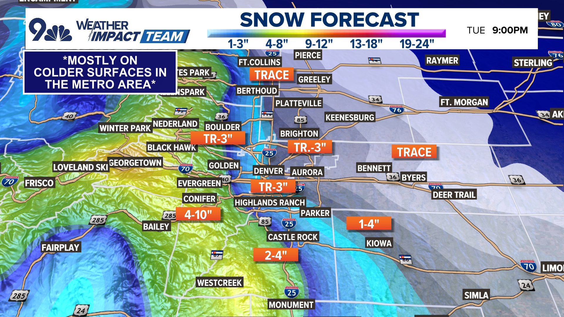 Denver weather: Snow is back in Colorado's forecast: How much snow ...