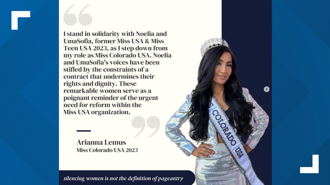 Miss Colorado steps down days after Miss USA, Miss Teen USA | 9news.com