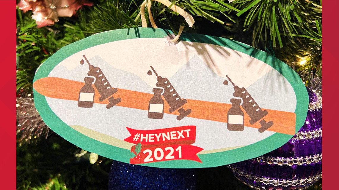 Bellarmine College Prep Christmas Ornaments 2022 Next With Kyle Clark's 2021 Ornament: The Shot-Ski | 9News.com
