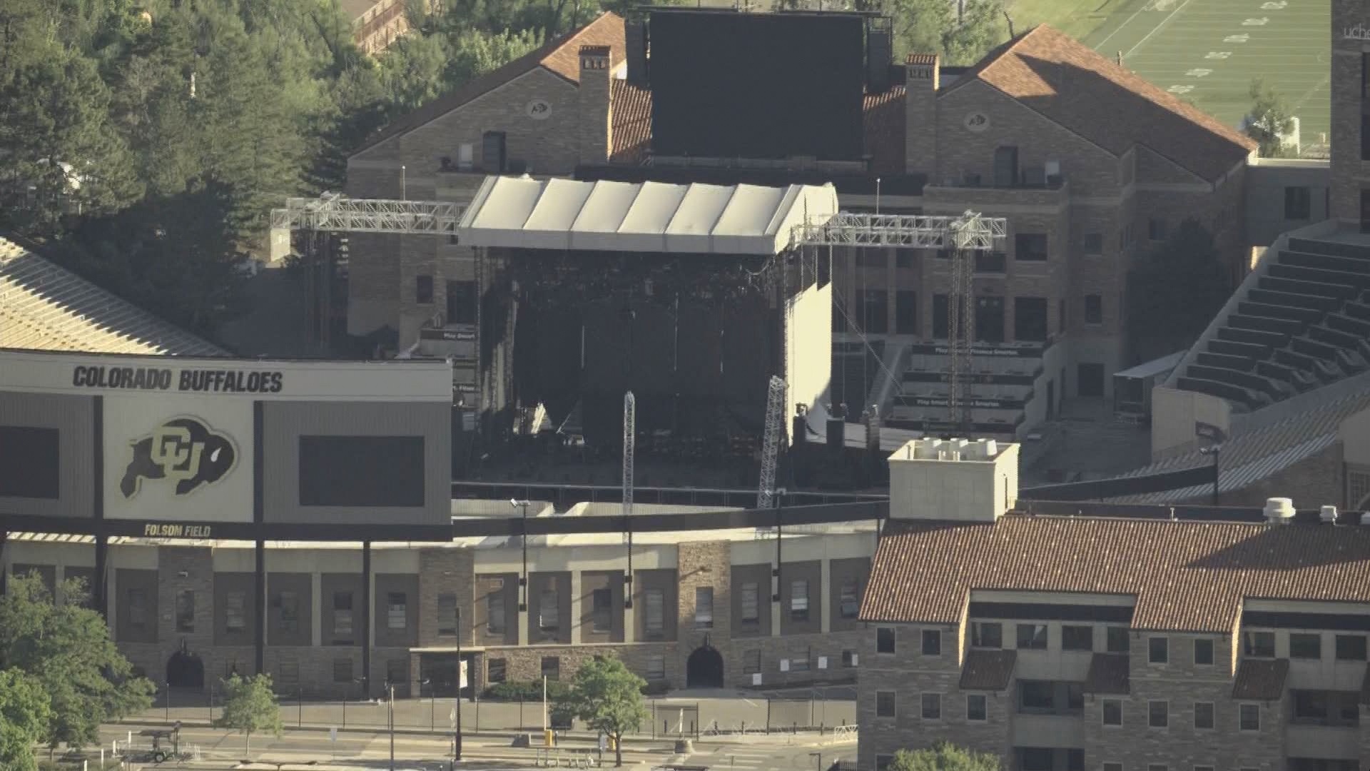 Phish is back in Colorado, but to a new venue. The jam band will perform three concerts at Folsom Field in Boulder over the Fourth of July weekend.