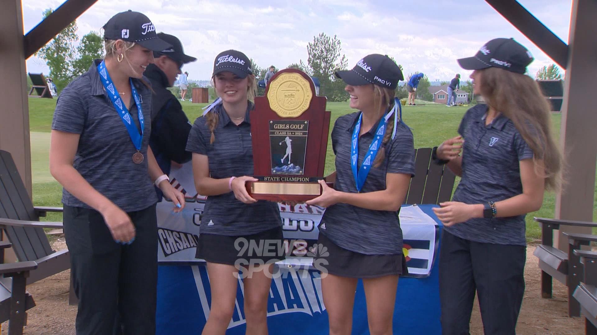 Valor Christian captured the 2024 Class 5A girls golf state championship titles.