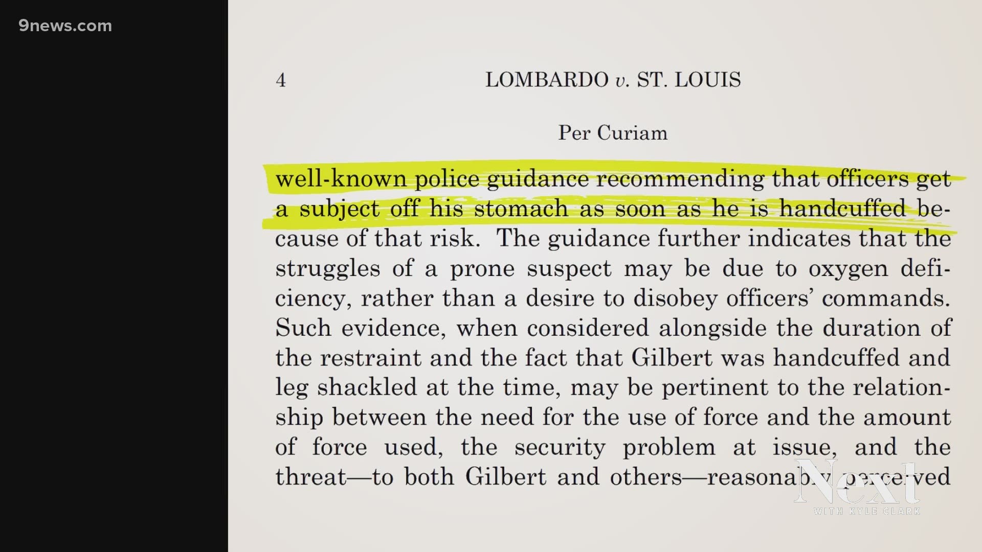 George Floyd is not the only person to die from prone restraint. The US Supreme Court called for a review of a St. Louis case as Minnesota lawmakers banned it.