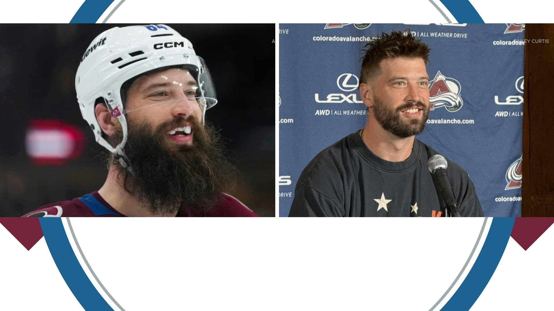 Coverage image for: Avalanche's Brent Burns cuts off beard for 23rd NHL season