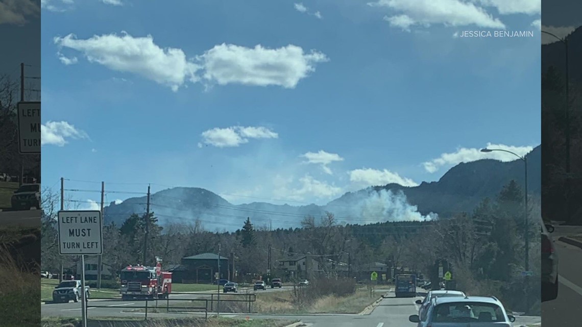 Active fire extinguished after being reported south of Boulder | 9news.com