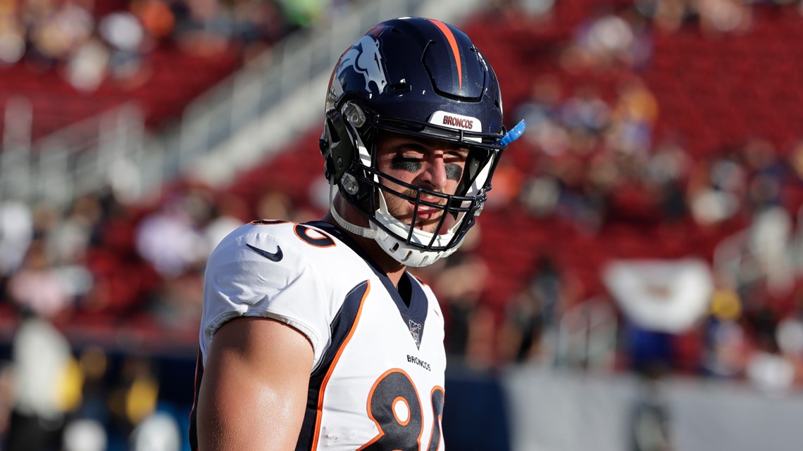 Broncos' Jake Butt tries to stay positive while rehabbing knee soreness