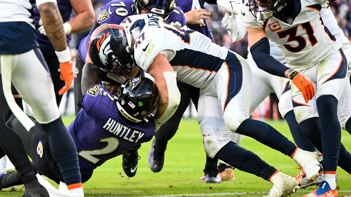 Baltimore Ravens tight end Isaiah Likely (80) in action during the first  half of an NFL football game against the Denver Broncos, Sunday, Dec. 4,  2022, in Baltimore. (AP Photo/Terrance Williams Stock