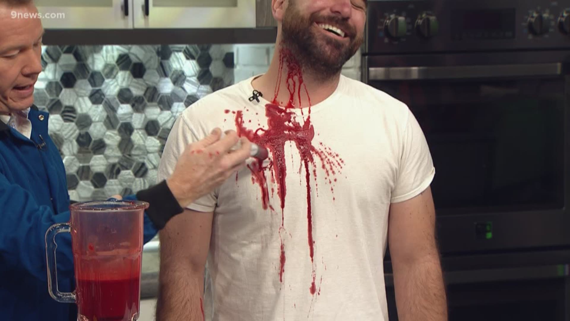 Steve Spangler uncovers the science secret to making the perfect fake blood for Halloween.