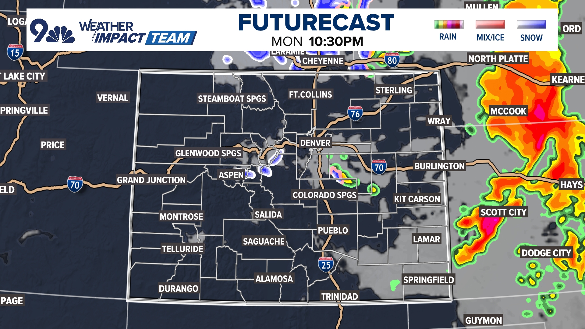 Denver, Colorado, Front Range weather forecast | 9news.com
