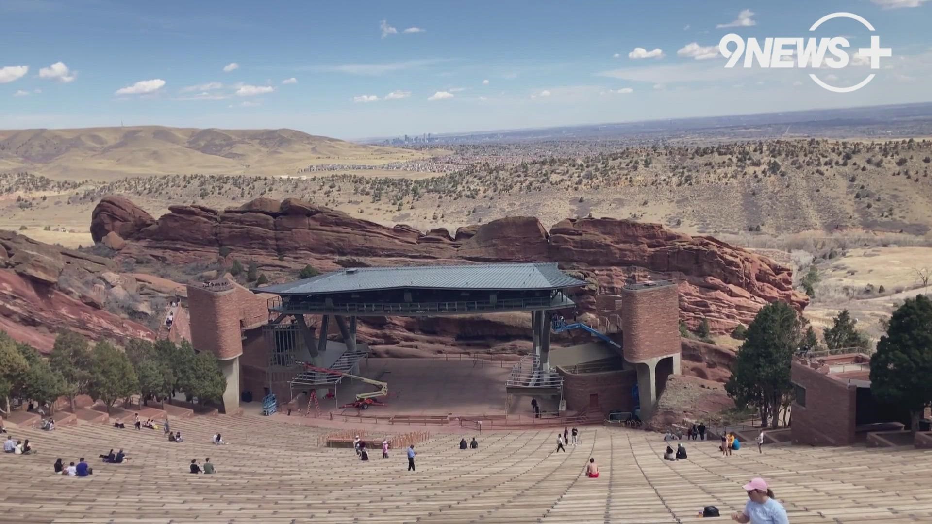 A look at Red Rocks park on a Colorado summer day.
