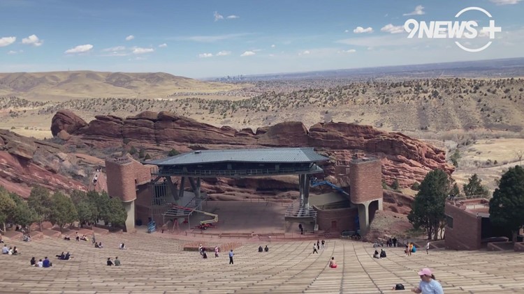 A view of Red Rocks